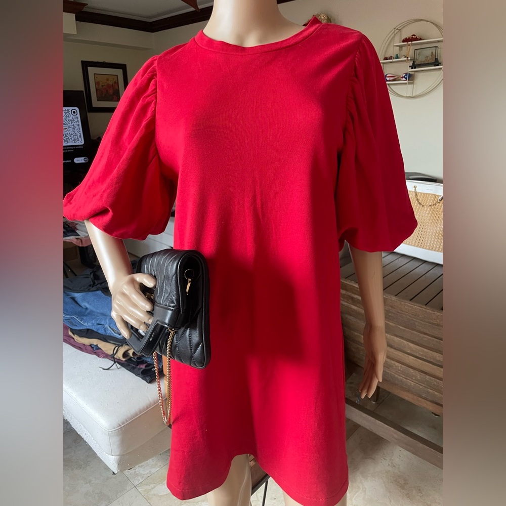 Zara Vibrant Red Knit Top